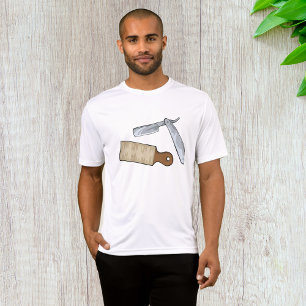 Vintage Straight Razor and Strop Barber Shop T-Shirt