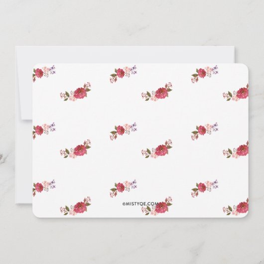 Vintage-Strauß Urlaub Foto-Gruß (Back)