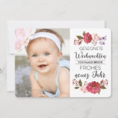 Vintage-Strauß Urlaub Foto-Gruß (Front)