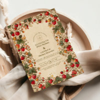 Vintage Strawberry Garden Wedding