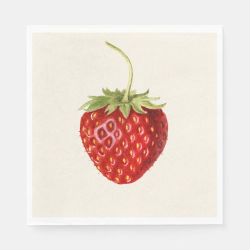 Vintage Strawberry Napkins