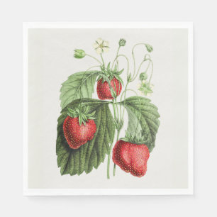 Vintage Strawberry Napkins