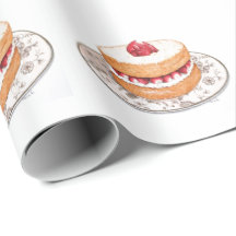 Vintage strawberry shortcake dessert