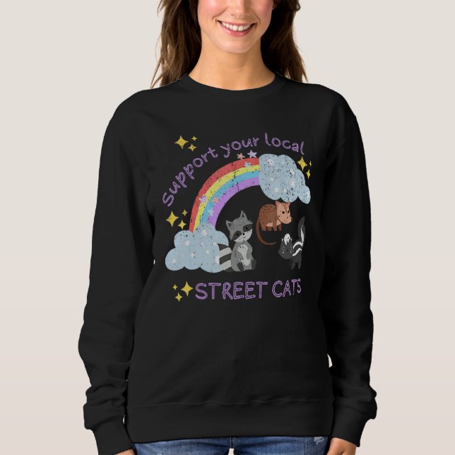 Vintage Street Cats Sweatshirt (Front)