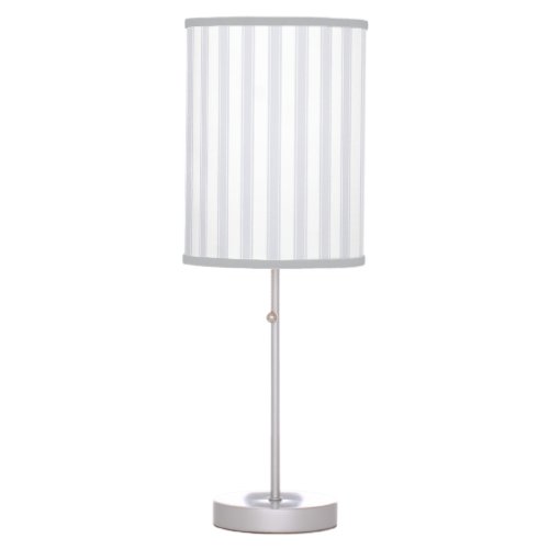 Vintage stripe merry christmas gray pattern  t table lamp