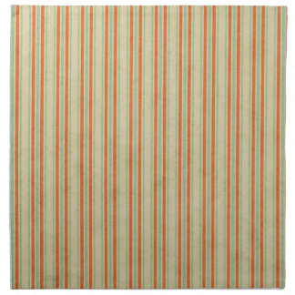 Vintage Striped Dinner Napkins