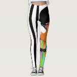 VINTAGE STRIPED LEGGINGS<br><div class="desc">ART MEETS FASHION BY ARTIST YVETTE CROCKER</div>