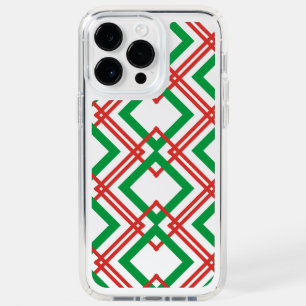 Vintage striped red and green  speck iPhone 14 pro max case