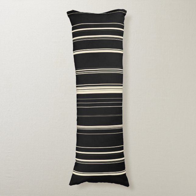 Vintage Stripes  Body Pillow (Front Vertical)