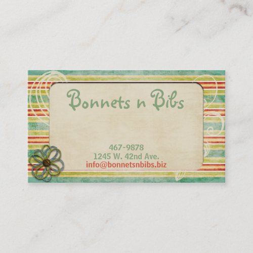 Vintage Stripes Business Card Templates