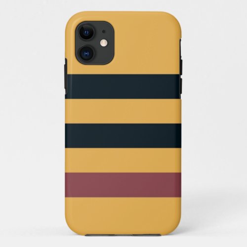 Vintage stripes pattern iPhone 11 case