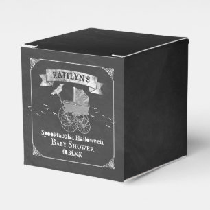 Vintage Stroller Halloween Baby Shower Favor Boxes