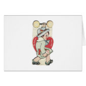 Vintage "Strong Man" Valentine (Front Horizontal)