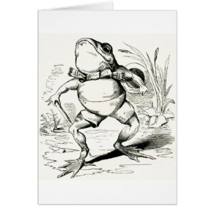 Vintage - Strutting Debonair Frog, Cards