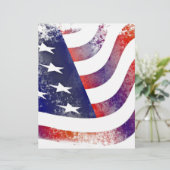 Vintage Style American Flag (Standing Front)