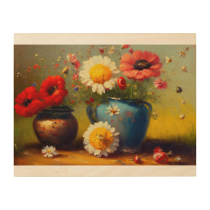 Vintage style art, own and unique design wood wall art