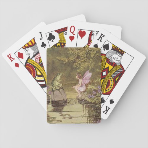 vintage style art playing cards