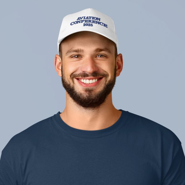 Vintage-Style Aviation Conference Embroidered Baseball Cap (Creator Uploaded)