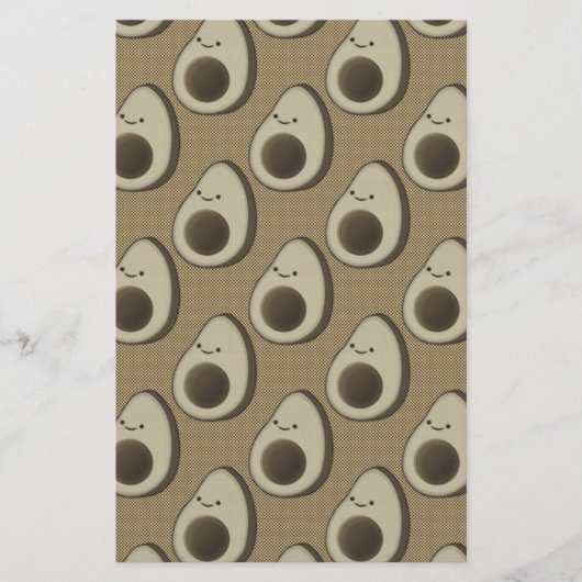 Vintage Style Avocado Pattern (Front)