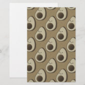 Vintage Style Avocado Pattern (Front/Back)