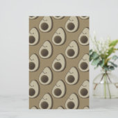 Vintage Style Avocado Pattern (Standing Front)