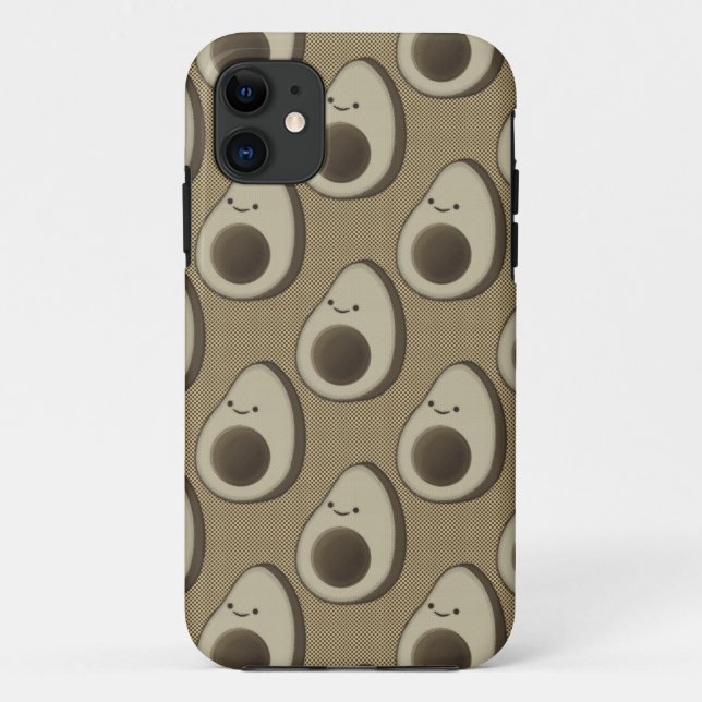 Vintage Style Avocado Pattern Case-Mate iPhone Case (Back)