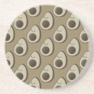 Vintage Style Avocado Pattern Coaster