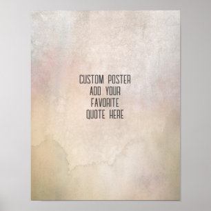 vintage style background pale colors add a quote poster