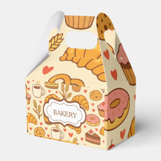 Vintage Style Bakery Favor Boxes