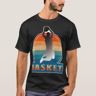 Vintage-Style Basketball T-Shirt