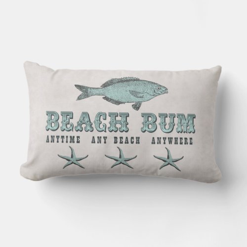 Vintage Style Beach Bum Pillows