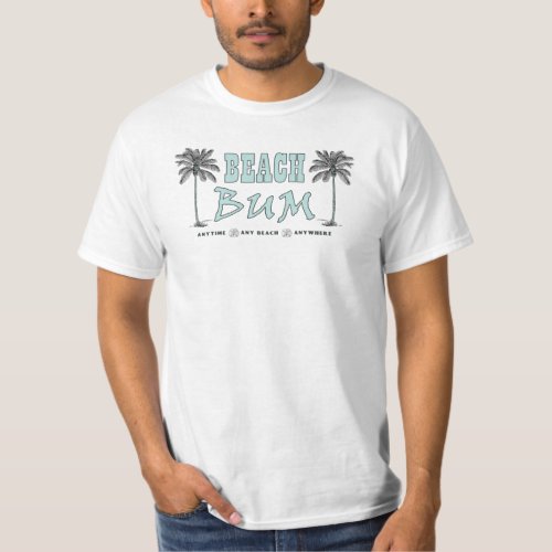Vintage Style Beach Bum T_Shirt