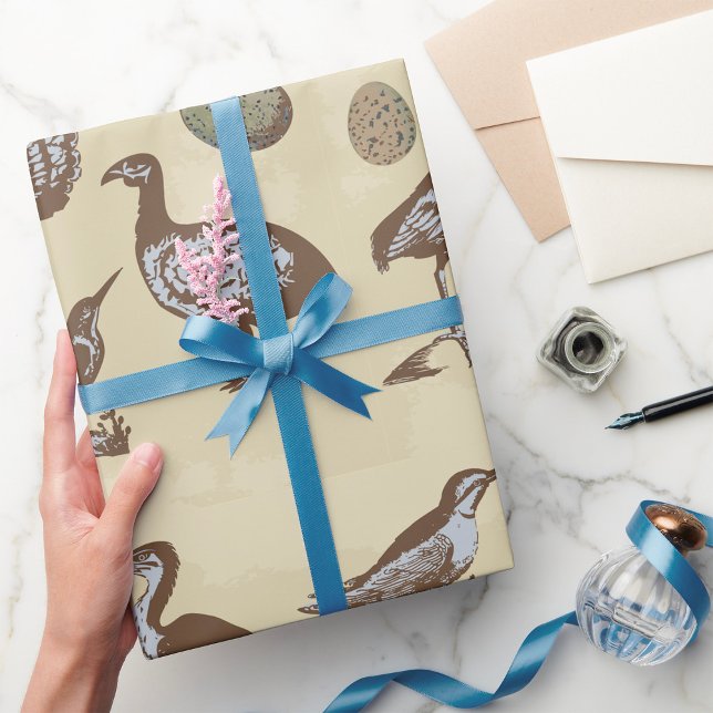 Vintage Style Birds Wrapping Paper (Creator Uploaded)