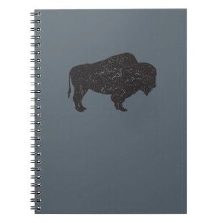 Vintage-style Bison Notebook