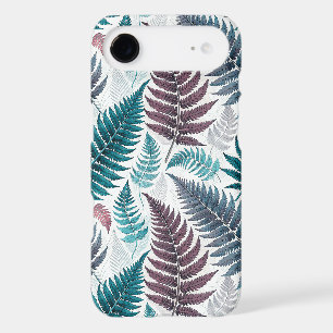 Vintage-style botanical fern leaves iPhone 17 air case