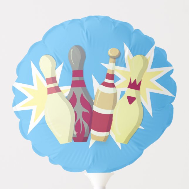 Vintage-style Bowling Balloon (Front)