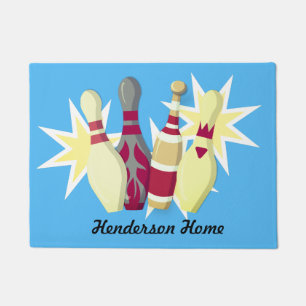 Vintage-style Bowling Doormat