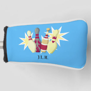 Vintage-style Bowling Golf Head Cover