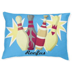 Vintage-style Bowling Pet Bed