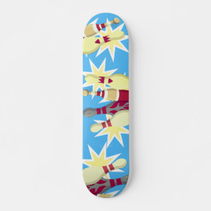 Vintage-style Bowling Skateboard