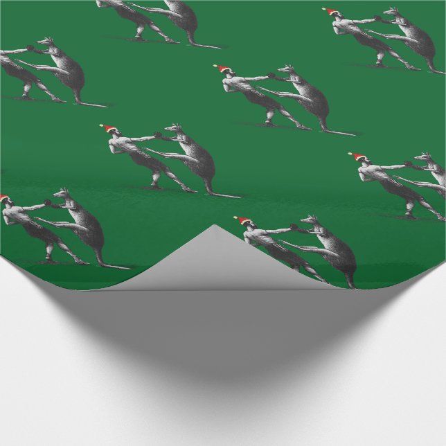 Vintage Style Boxing wrapping Paper (Corner)