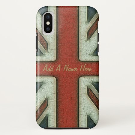 Vintage Style British Flag Iphone X Case