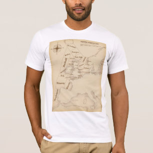 Vintage style British Isles Shipping Forecast T-Shirt