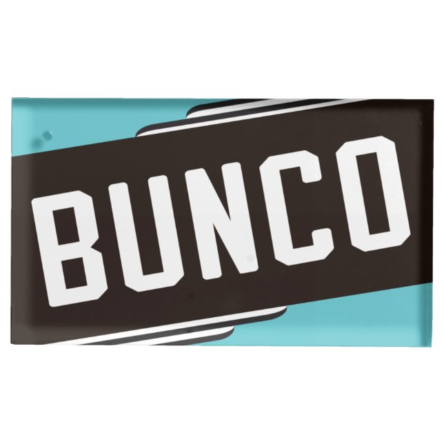 Vintage Style Bunco Table Card Holder (Front)