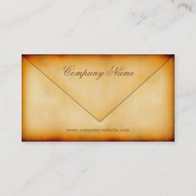 Vintage Style Business Card (Front)