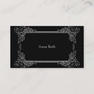 Vintage Style Business Card Elegant Frame