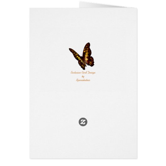 Vintage Style Butterfly Illustration (Back)