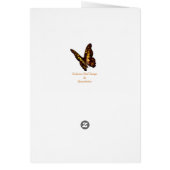 Vintage Style Butterfly Illustration Cards (Back)