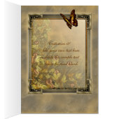 Vintage Style Butterfly Illustration Cards (Inside (Right))