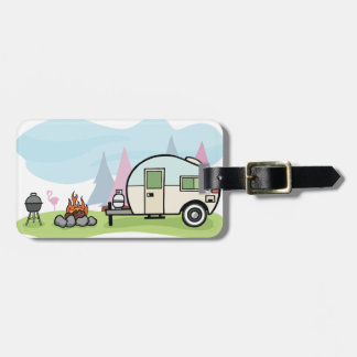 Vintage Style Camper Luggage Tags Vintage Style Camper Luggage Tags